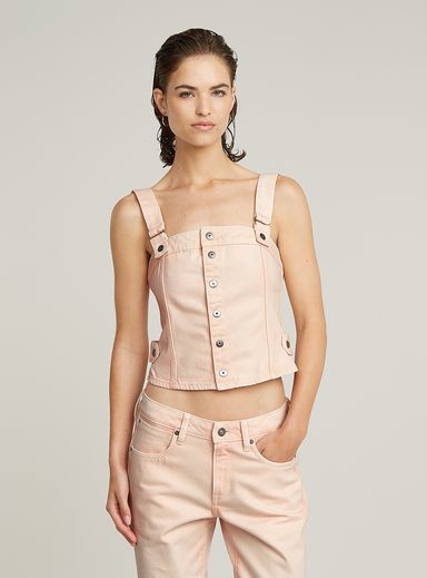 Bustier Top Detachable Straps